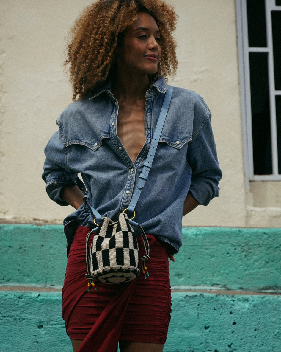 Alameda N Small Bucket Bag | Wayuu Bags | Chila Bags