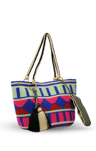 Chila Bags | Flores Amapola Large Tote Bag