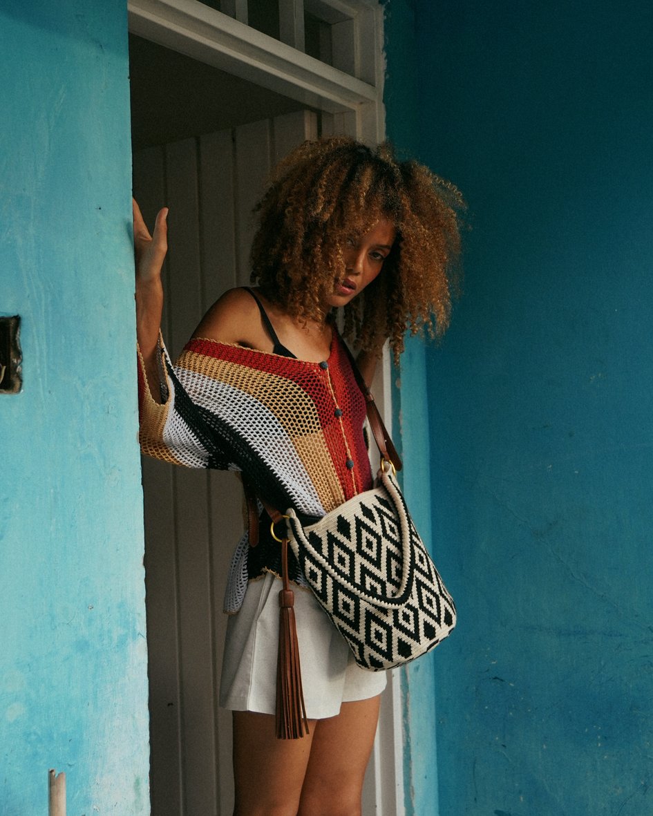 Caney Large Bucket Bag | Wayuu Bags | Chila Bags