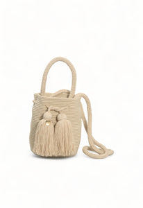 Tumaco Tiny Beige | Wayuu Bags | Chila Bags