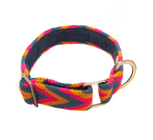 Azul Set - Collar & Leash | Wayuu Set | Chila Bags