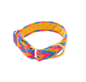 Mostaza Set - Collar & Leash | Wayuu Set | Chila Bags
